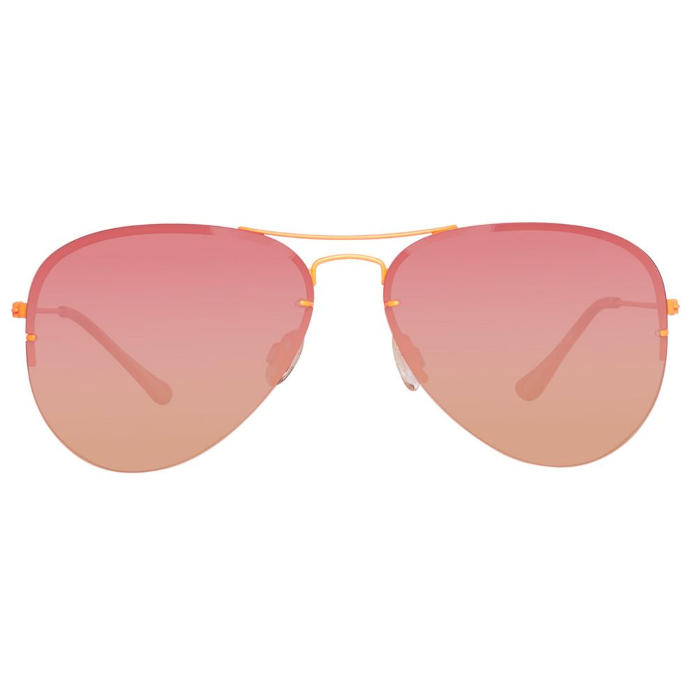 Benetton Orange Metal Sunglasses - ACCEXO