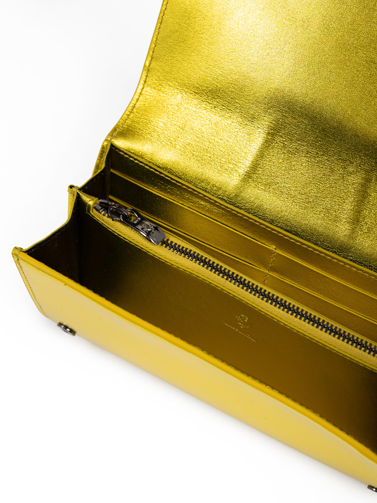 Ferrari Metal Yellow GT patent leather purse - ACCEXO