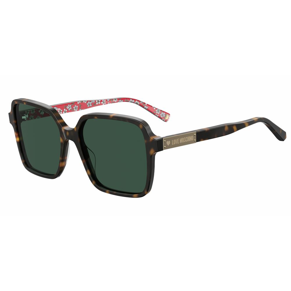 Love Moschino Brown Acetate Sunglasses - ACCEXO
