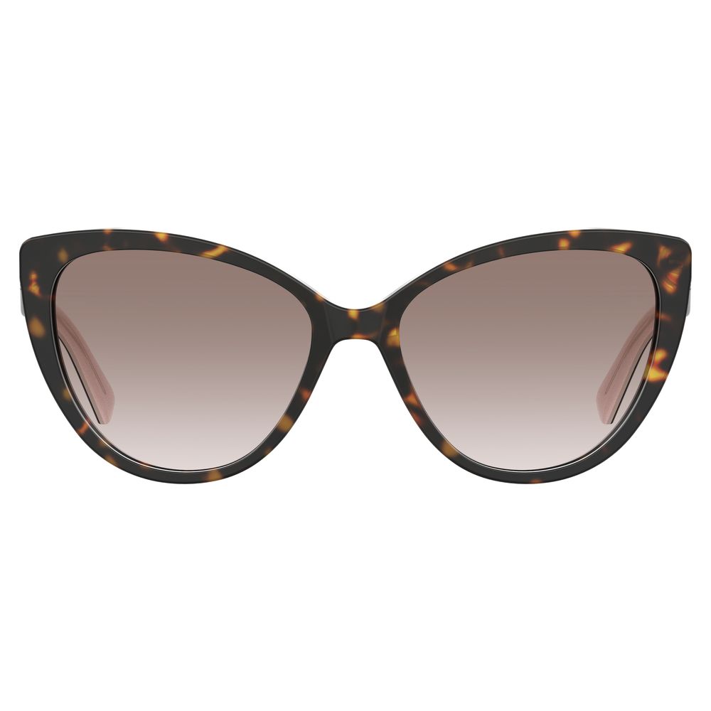 Love Moschino Brown Acetate Sunglasses - ACCEXO