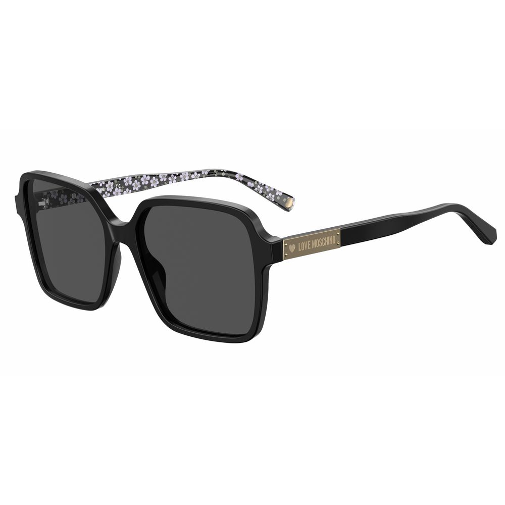 Love Moschino Black Acetate Sunglasses - ACCEXO