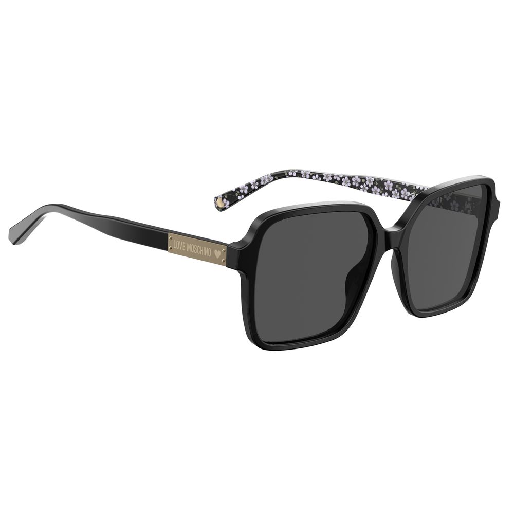 Love Moschino Black Acetate Sunglasses - ACCEXO