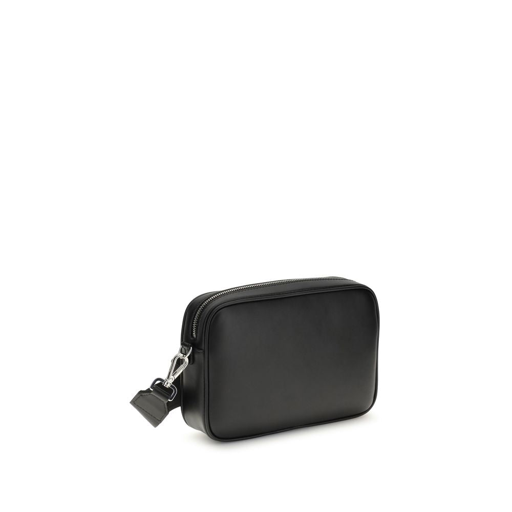 Fendi FF leather and canvas Shoulder Bag - ACCEXO