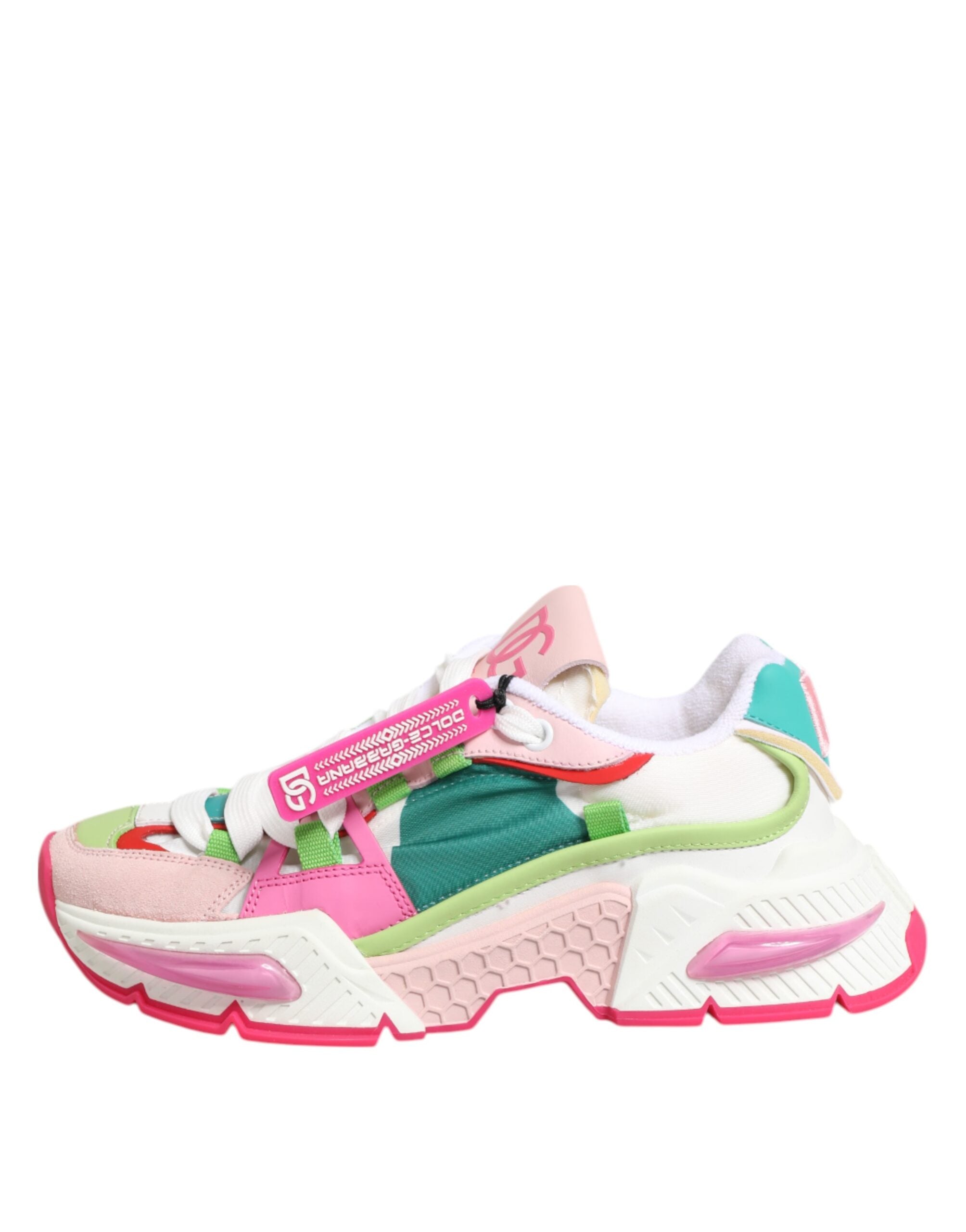 Dolce & Gabbana Multicolor Leather Airmaster Low Top Sneaker Shoes - ACCEXO