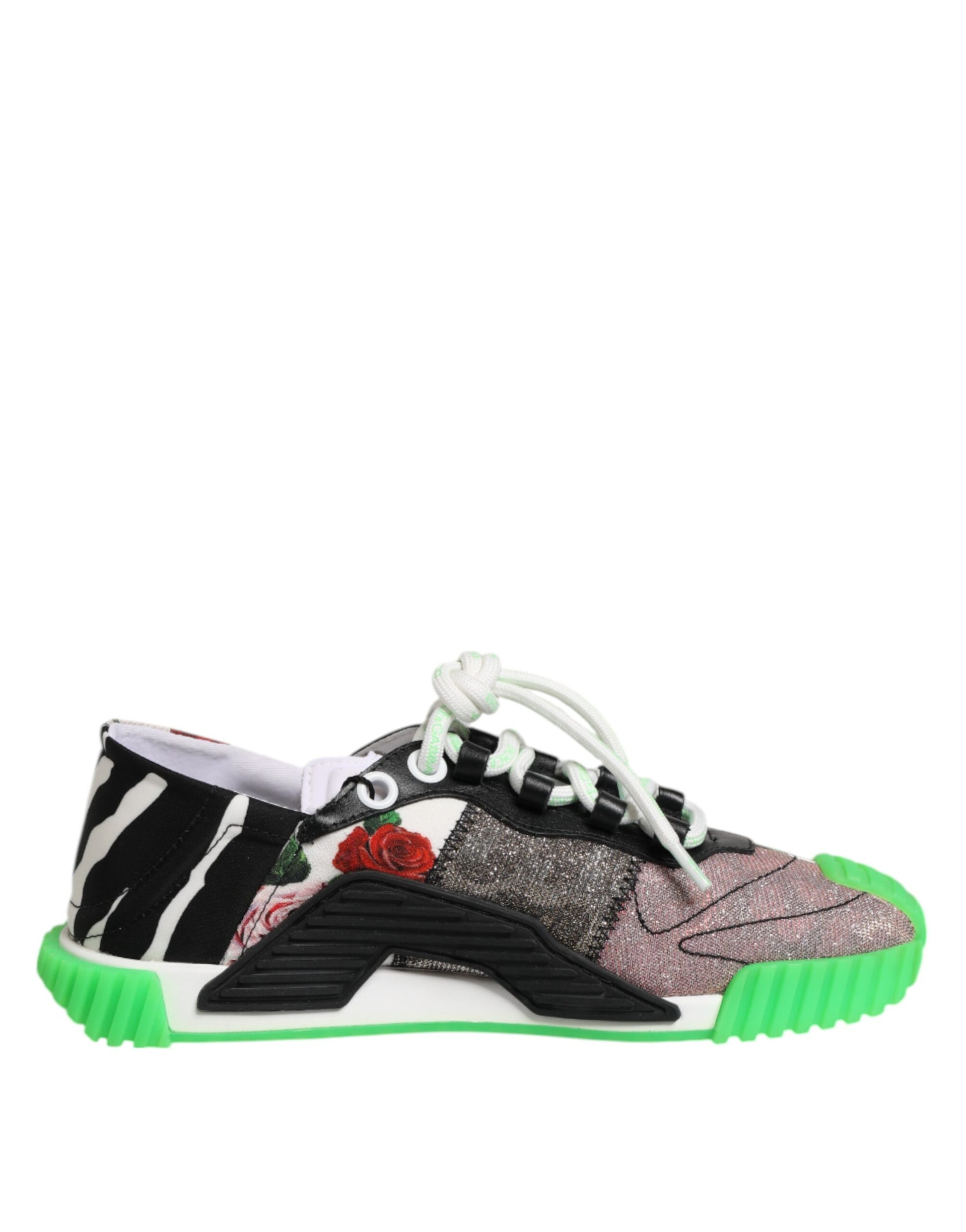 Dolce & Gabbana Multicor DG Logo Leopard Cherry Sneaker Shoes - ACCEXO