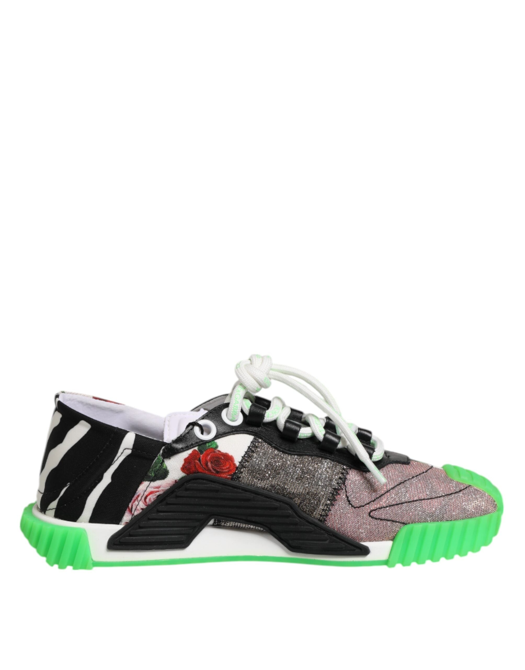 Dolce & Gabbana Multicor DG Logo Leopard Cherry Sneaker Shoes - ACCEXO