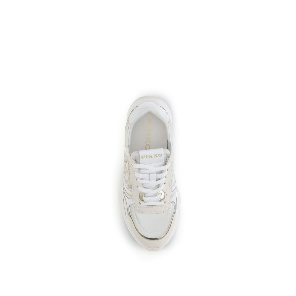 PINKO Suede Zoe Sneakers with logo - ACCEXO