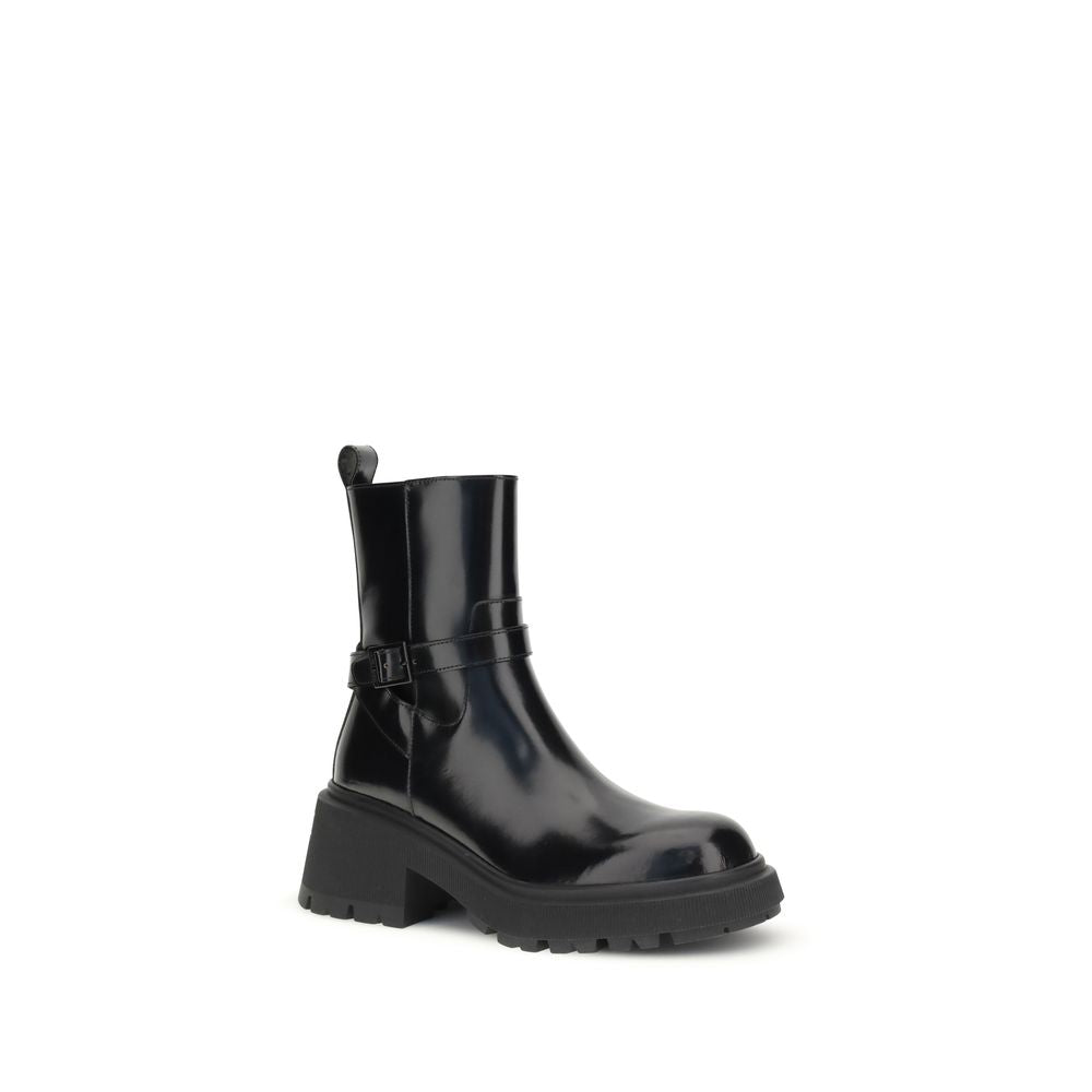 Jimmy Choo Patent-leather Conny Ankle Boots - ACCEXO