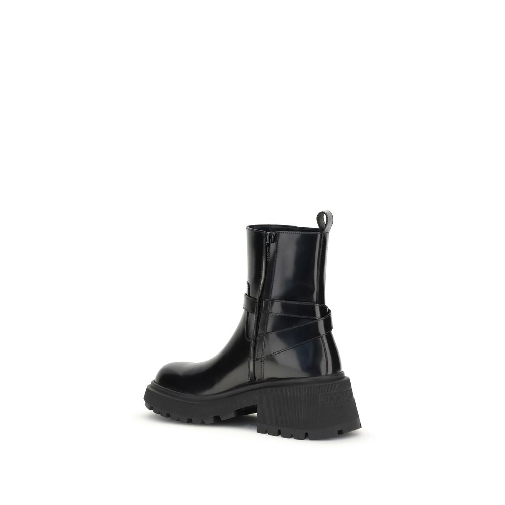 Jimmy Choo Patent-leather Conny Ankle Boots - ACCEXO
