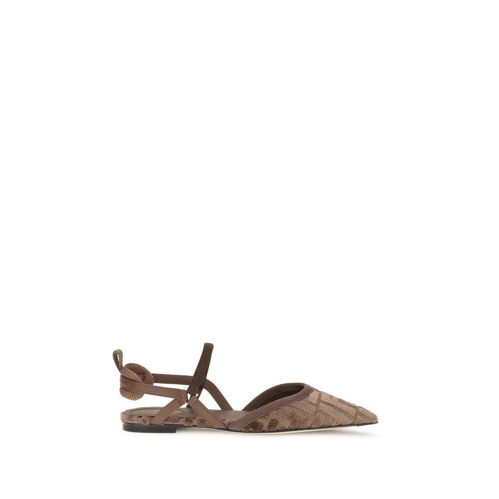 Fendi Colibrì Lite slingback Ballerinas - ACCEXO