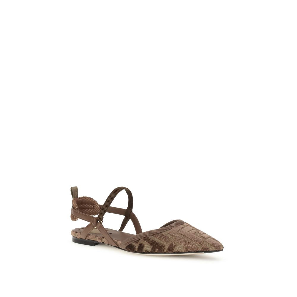 Fendi Colibrì Lite slingback Ballerinas - ACCEXO