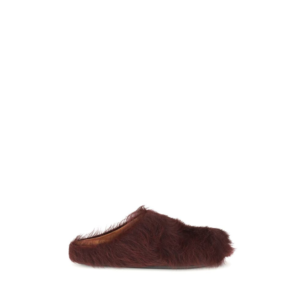 Marni Long-haired calfskin Fussbett Mules - ACCEXO