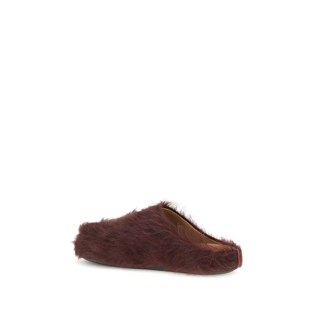 Marni Long-haired calfskin Fussbett Mules - ACCEXO