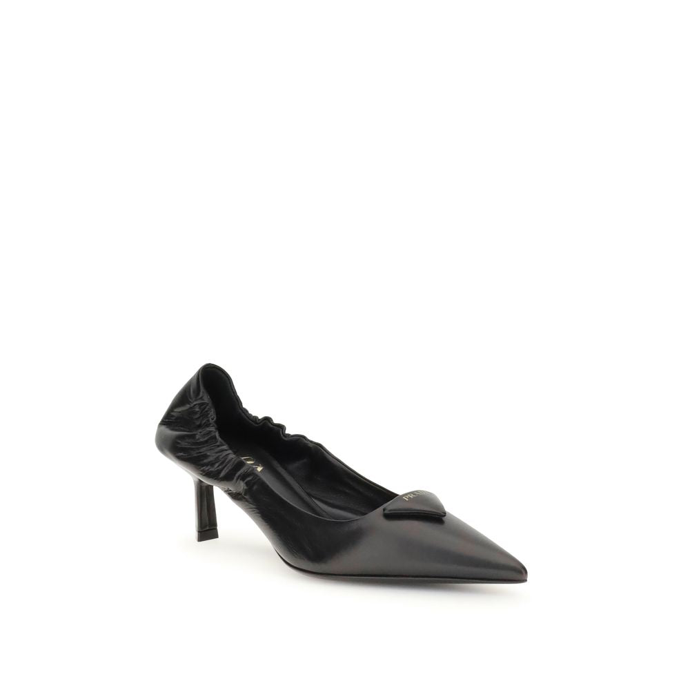 Prada Leather logo Pumps - ACCEXO