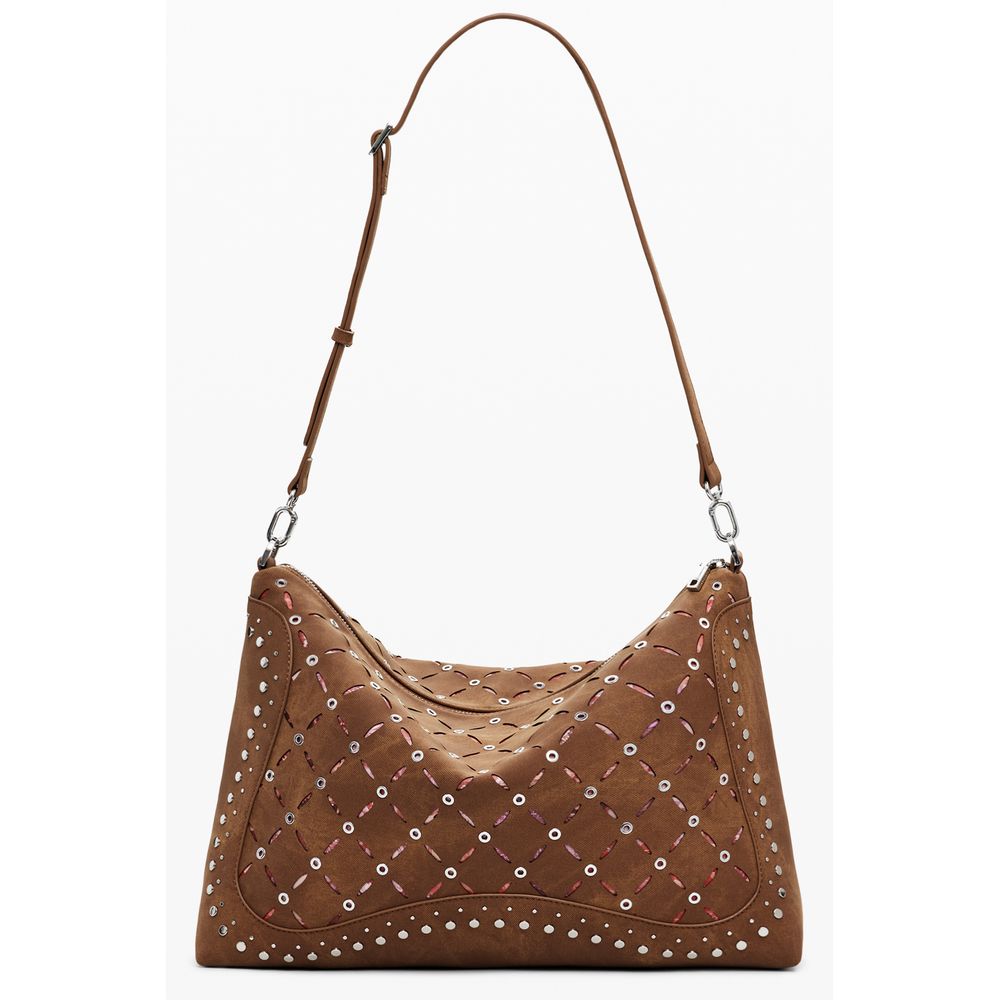 Desigual Brown Polyethylene Women Handbag
