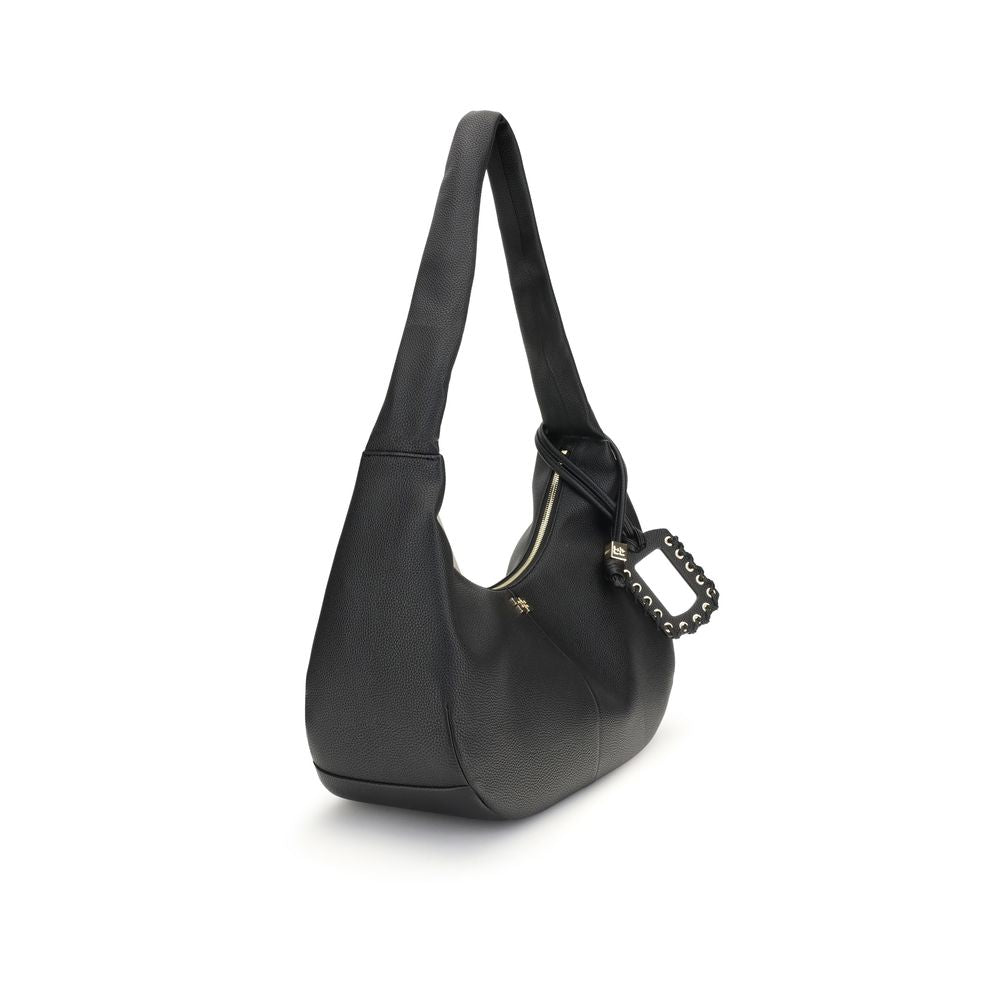 Ganni Leather hobo Shoulder Bag - ACCEXO