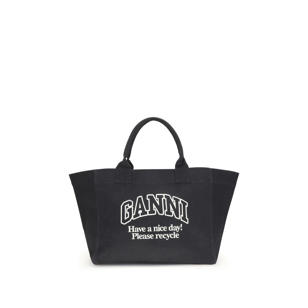 Ganni XXL Canvas Tote Bag - ACCEXO