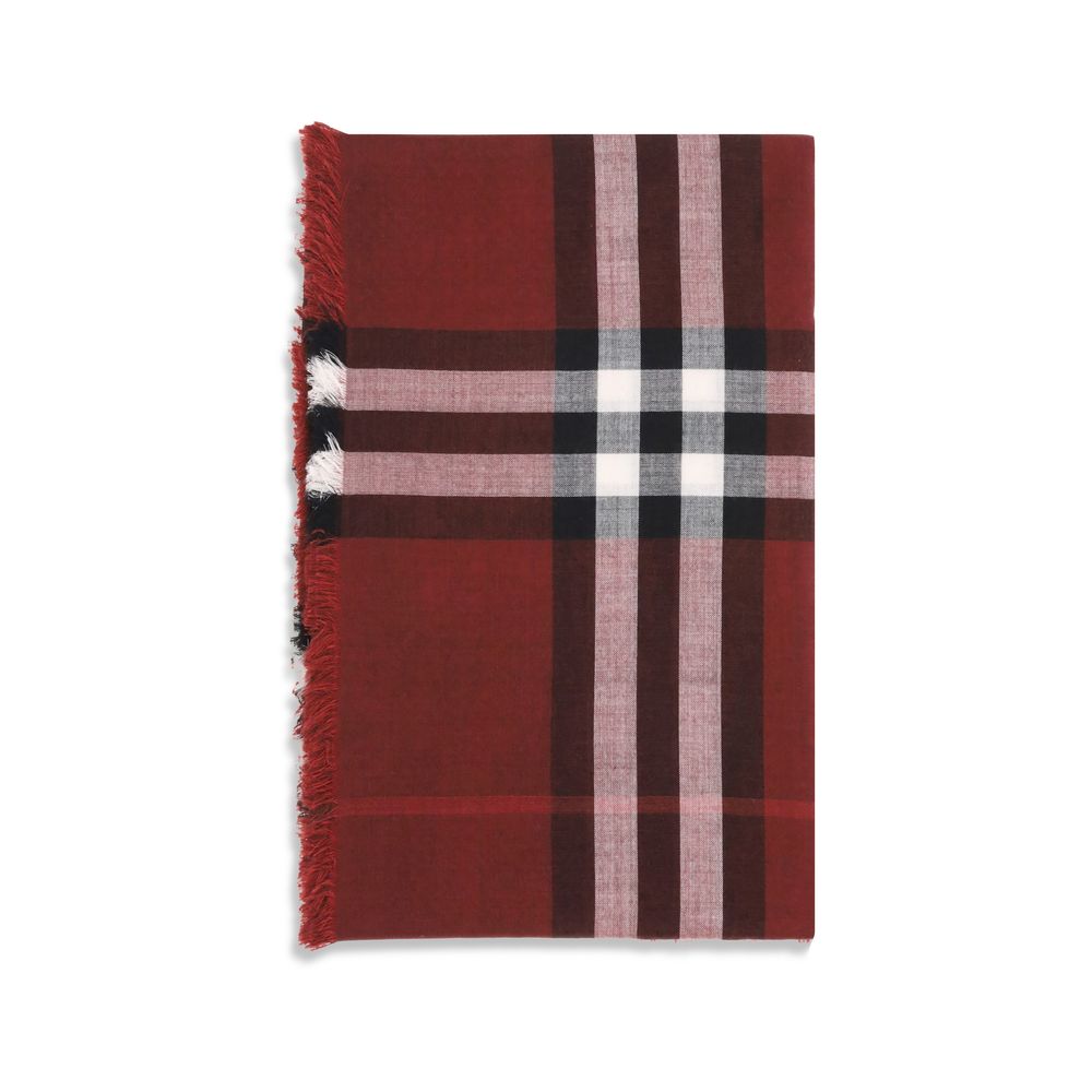 Burberry Reversible Check wool and silk Scarf - ACCEXO