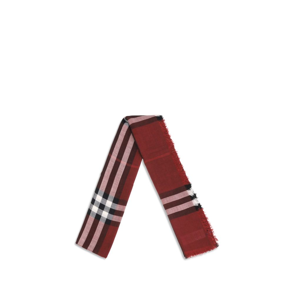 Burberry Reversible Check wool and silk Scarf - ACCEXO
