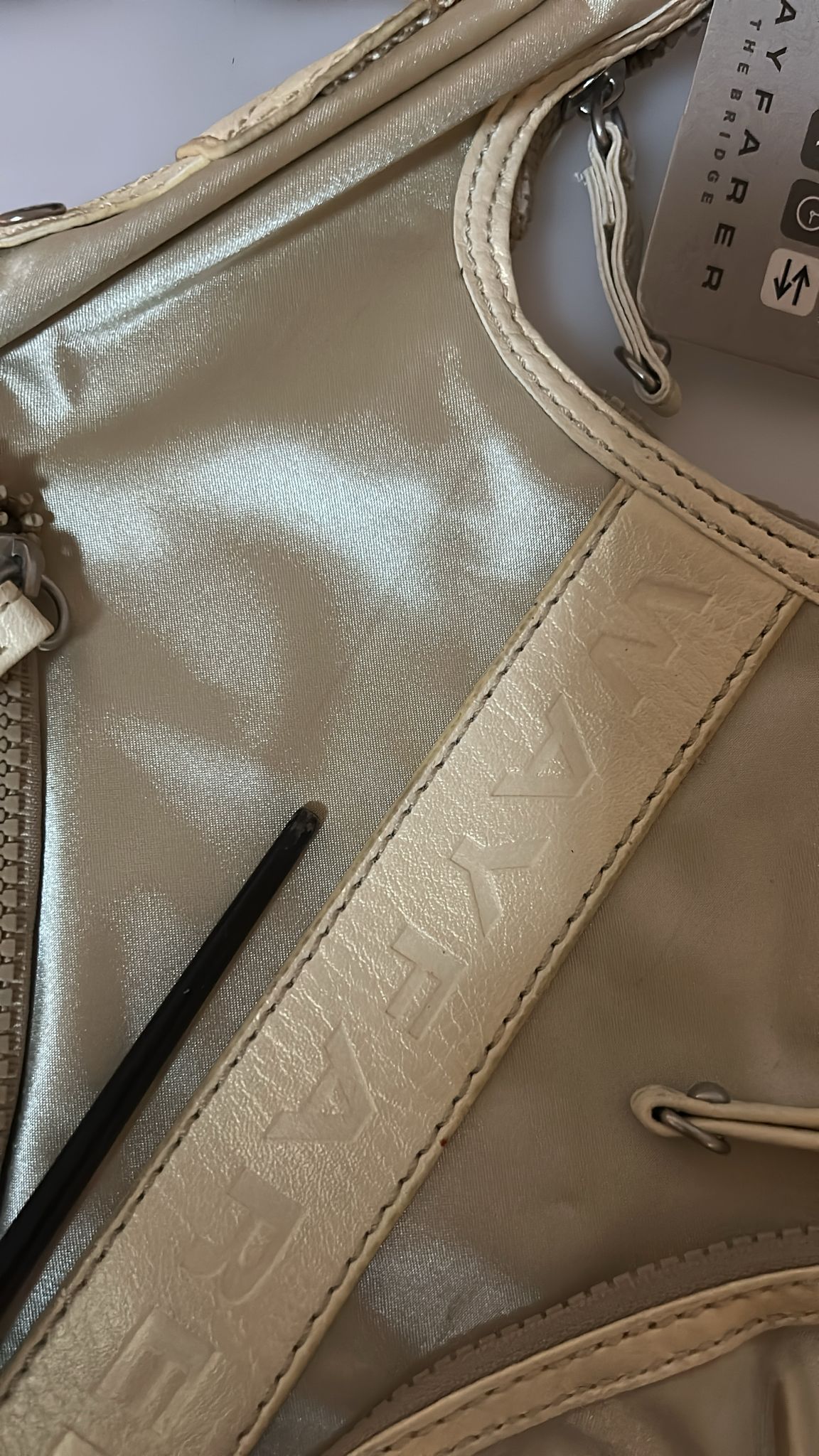 WAYFARER White Shoulder Crossbody Sling Fabric Purse - ACCEXO