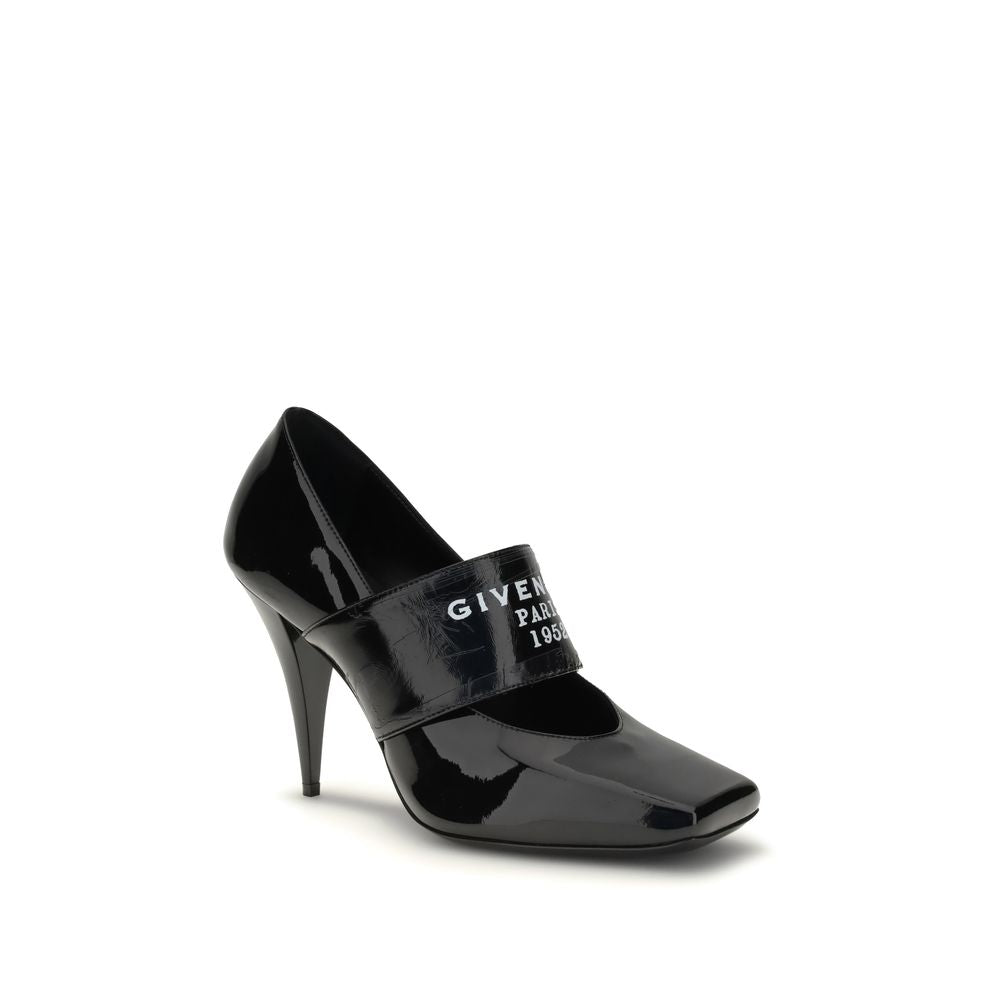 Givenchy Sliced Square Logo Pumps - ACCEXO