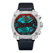 Police Blue Leather Watch - ACCEXO
