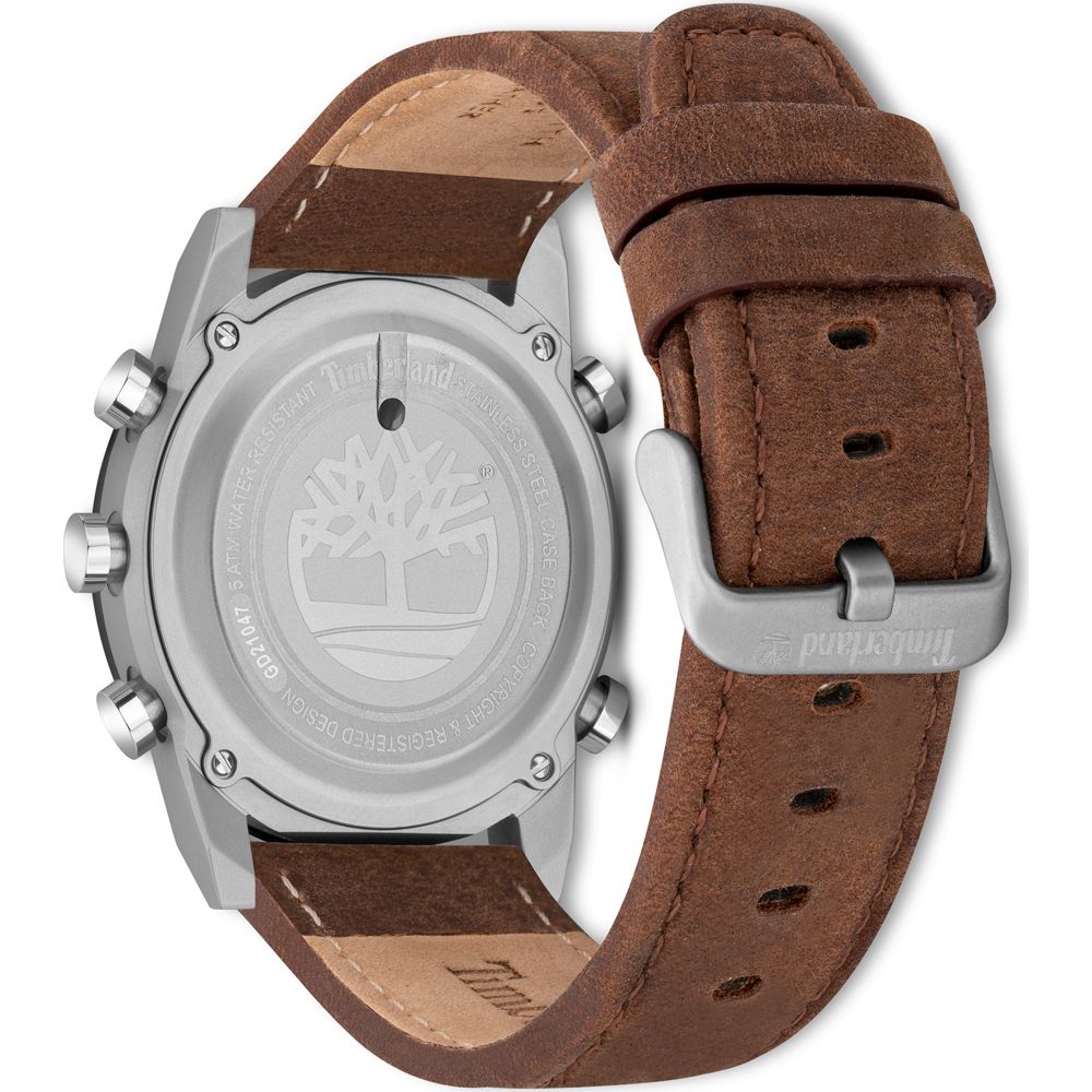 Timberland Brown Leather Watch - ACCEXO