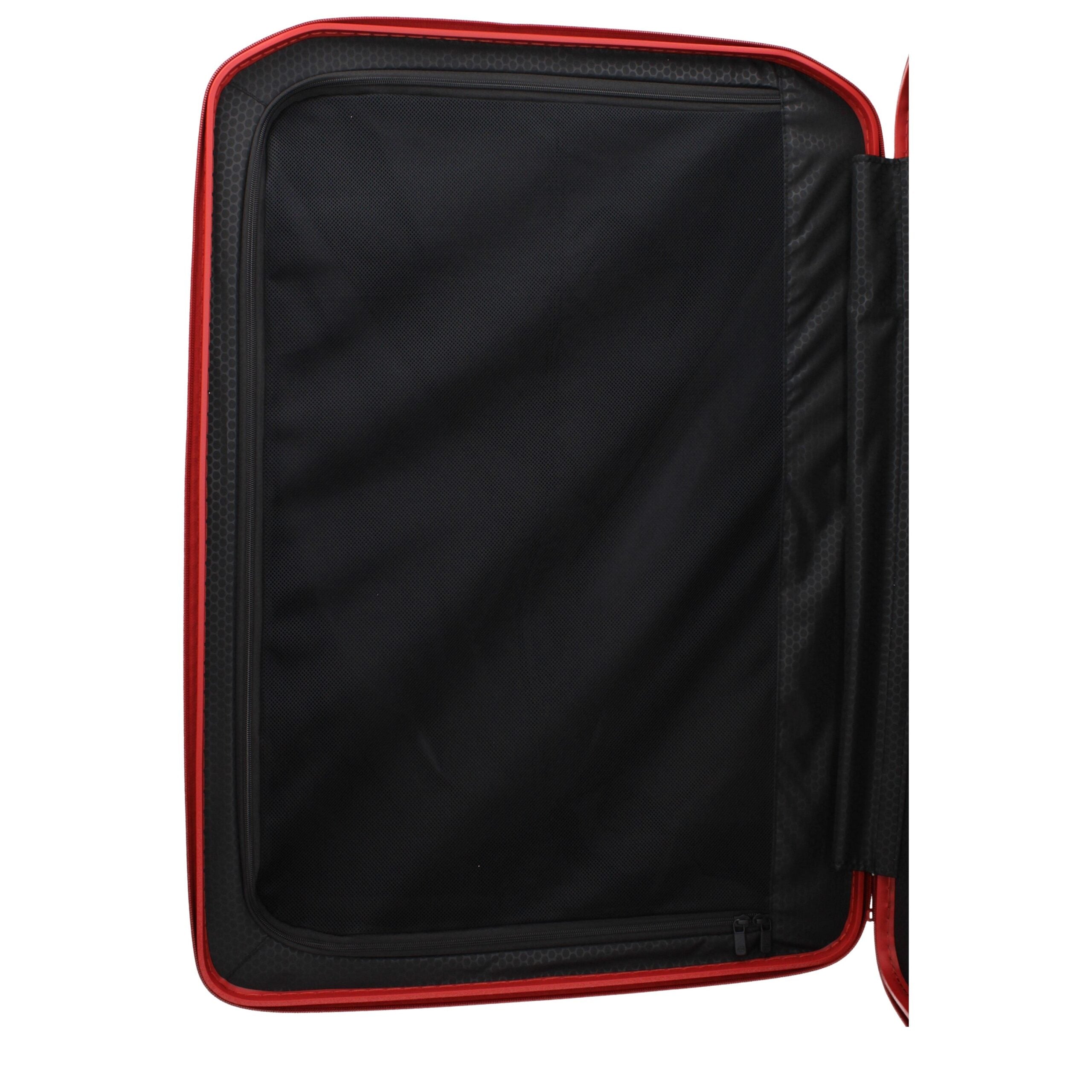 Piquadro Red Polycarbonate Luggage And Travel