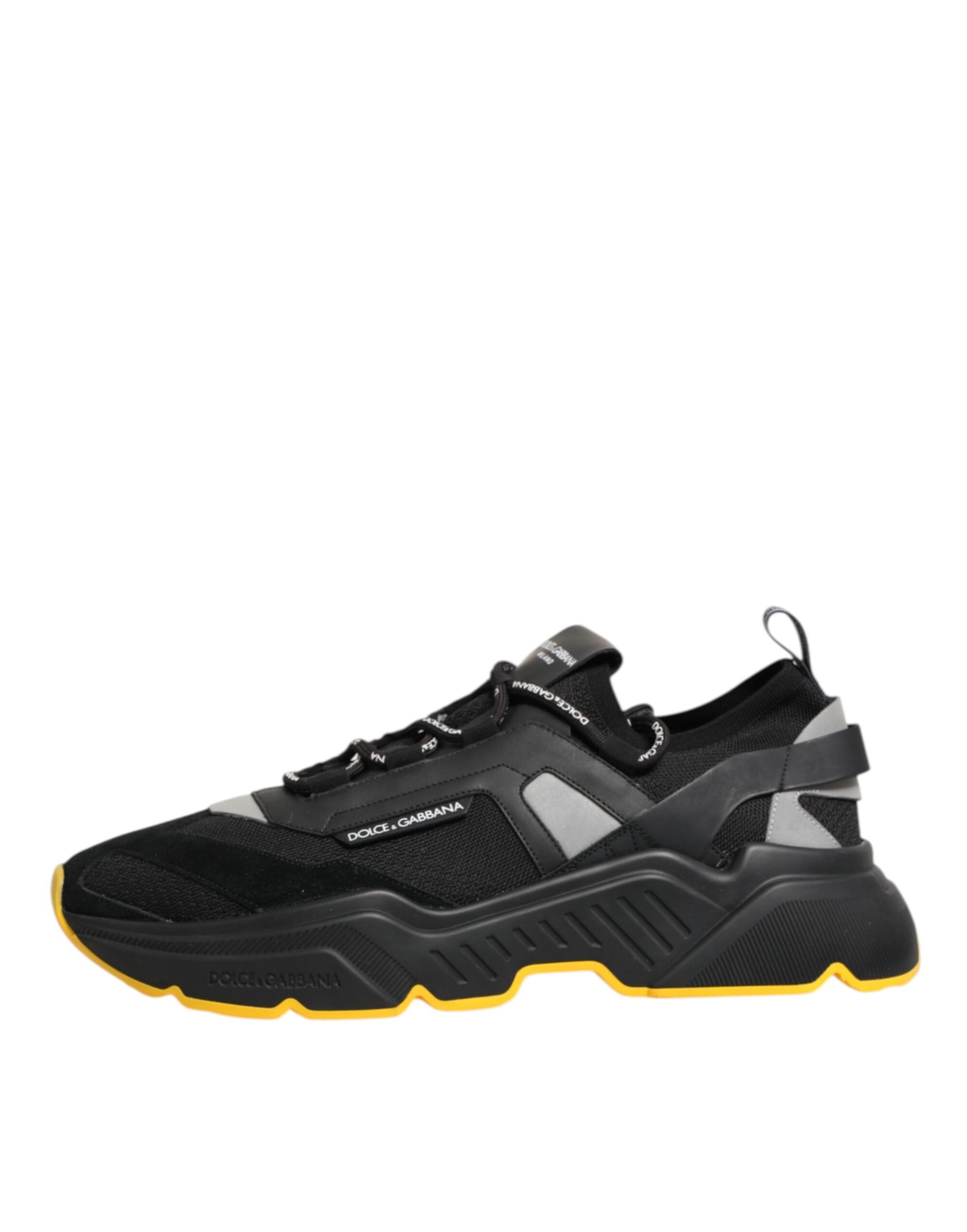 Dolce & Gabbana Black Daymaster Low Top Men Sneakers Shoes - ACCEXO