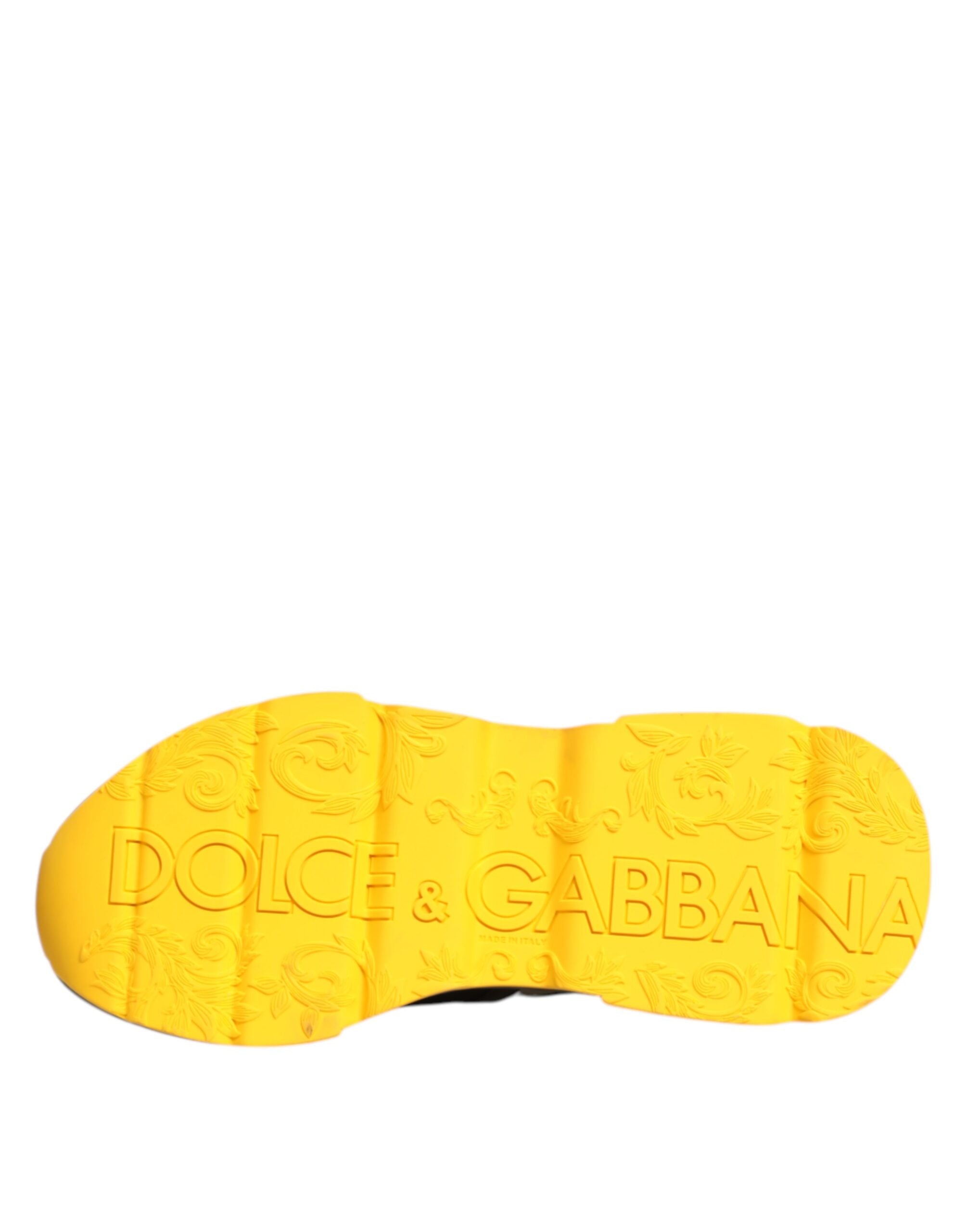 Dolce & Gabbana Black Daymaster Low Top Men Sneakers Shoes - ACCEXO