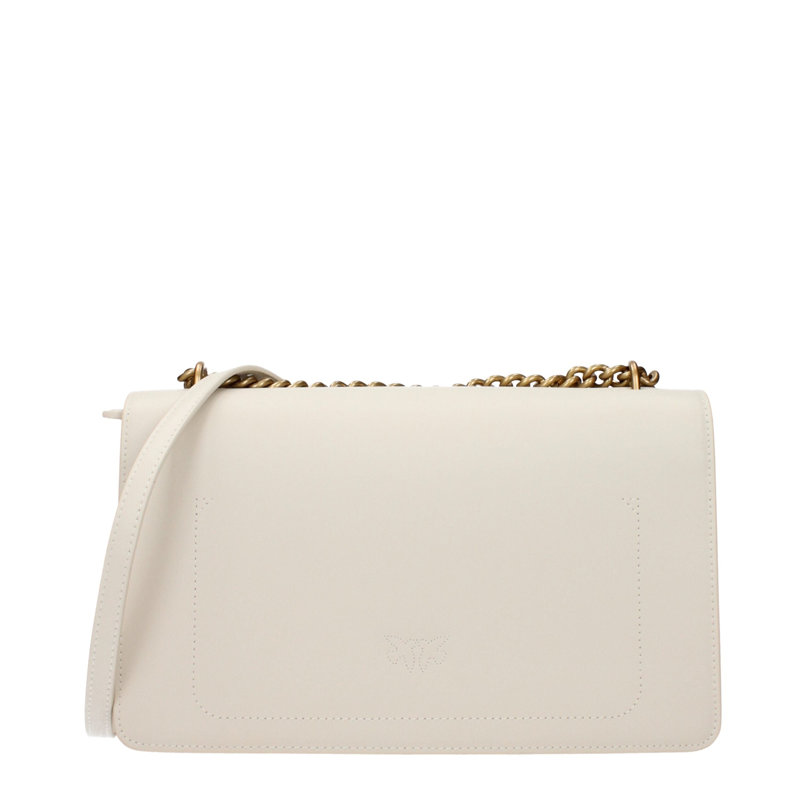 PINKO Beige Leather Crossbody Bags