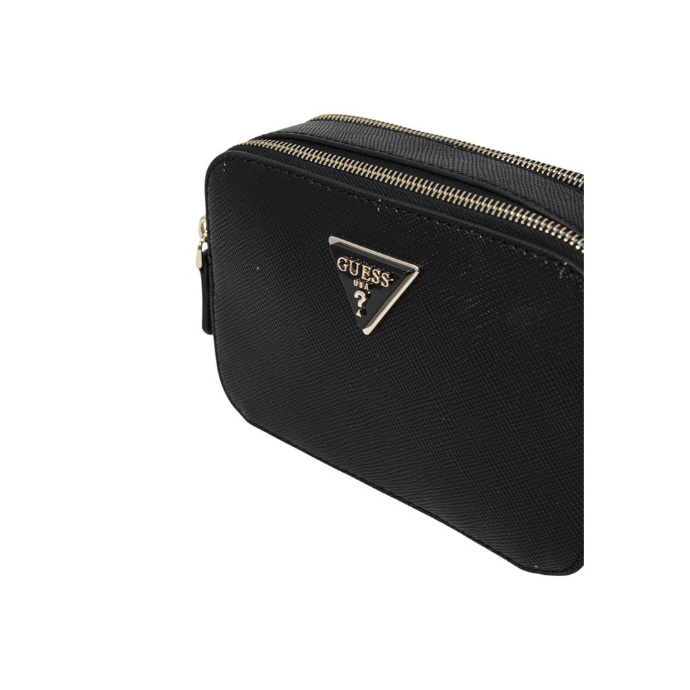 Guess Black Polyethylene Handbag - ACCEXO
