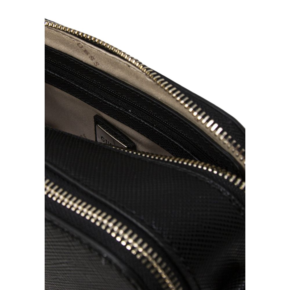 Guess Black Polyethylene Handbag - ACCEXO