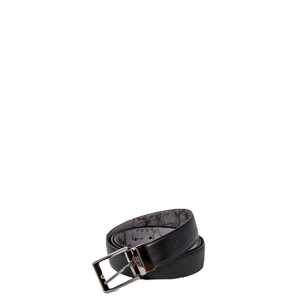 Alviero Martini Prima Classe Black Leather Belt - ACCEXO