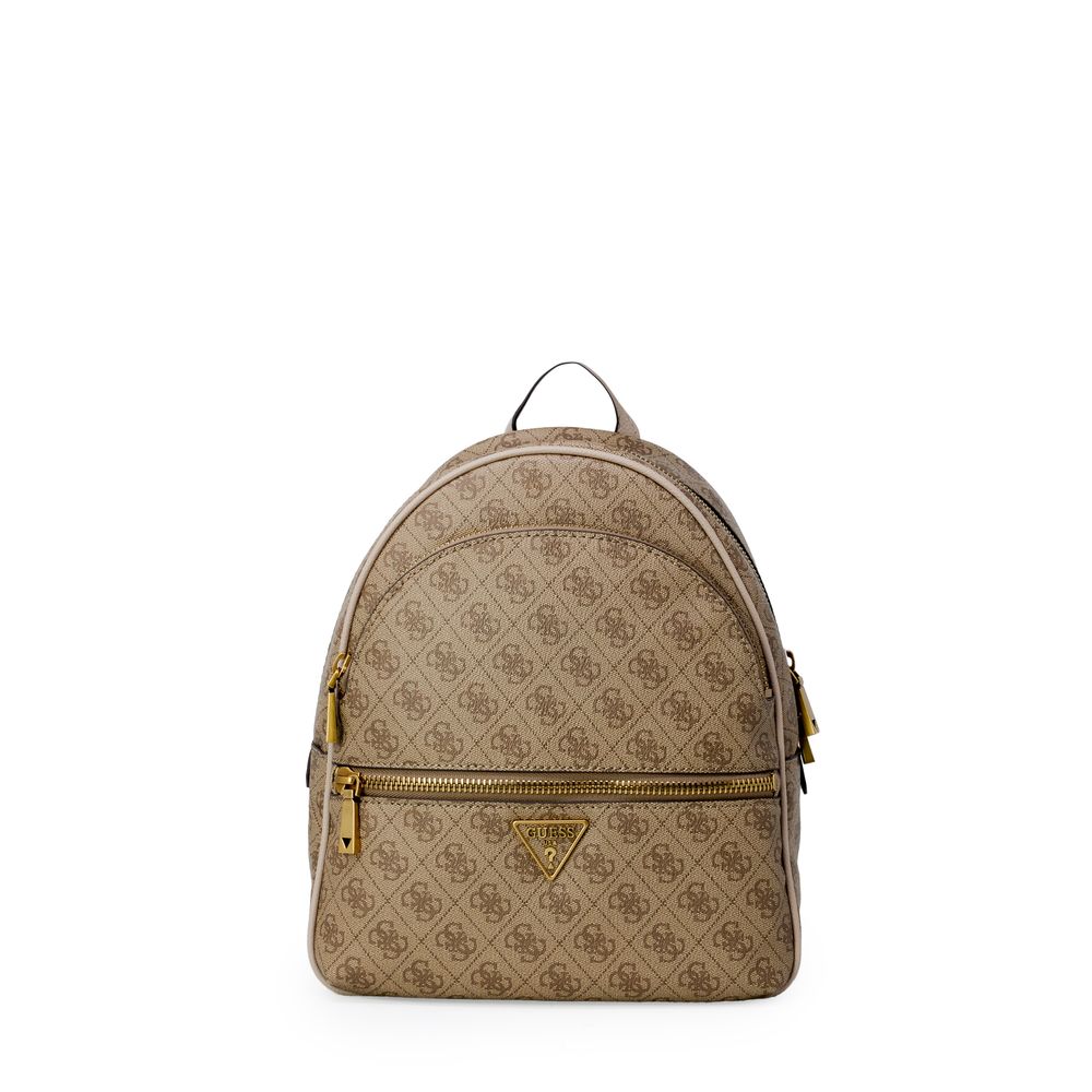 Guess Brown Polyethylene Backpack - ACCEXO