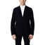 Armani Exchange Blue Cotton Blazer