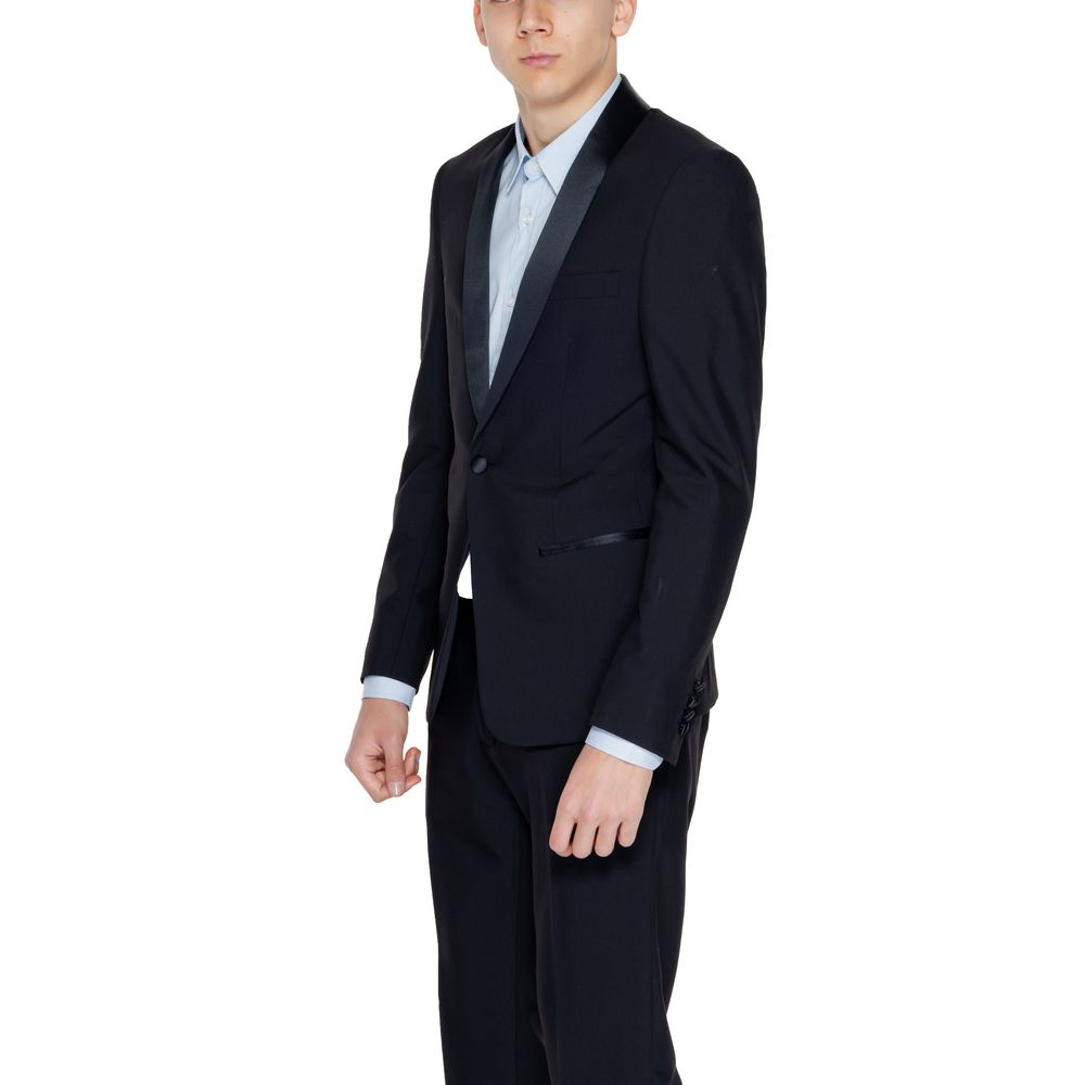 Antony Morato Black Polyester Blazer - ACCEXO