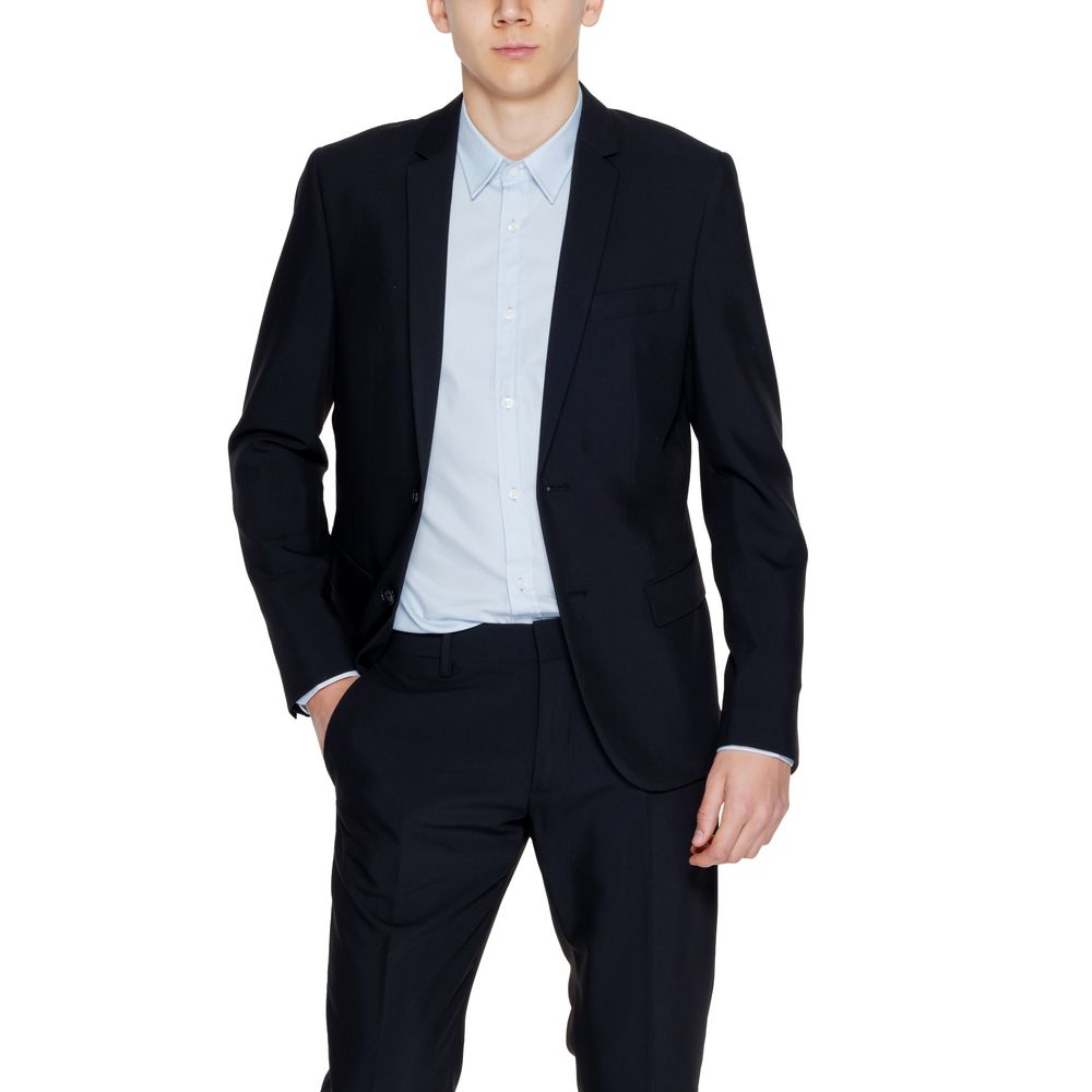 Antony Morato Black Polyester Blazer - ACCEXO