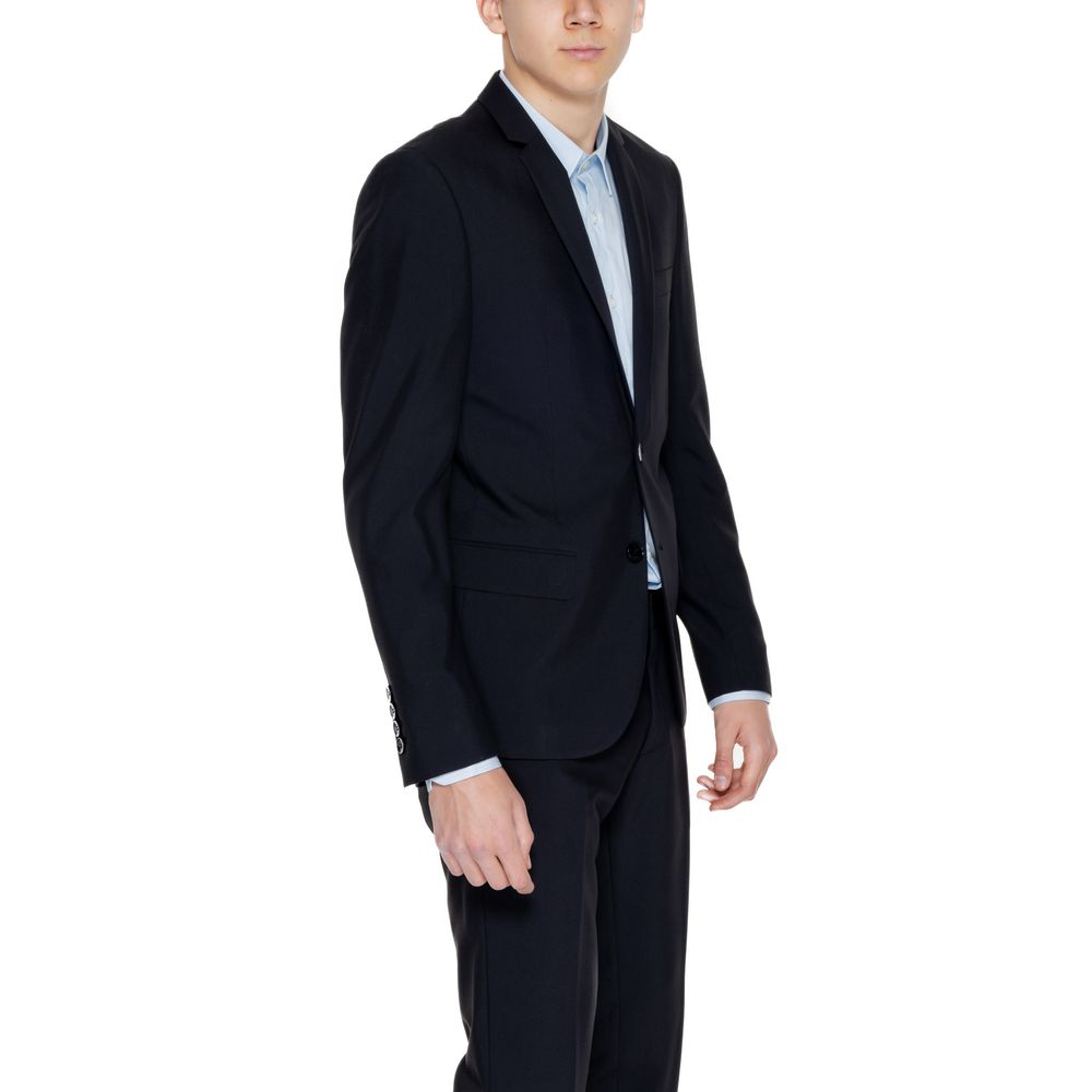 Antony Morato Black Polyester Blazer - ACCEXO