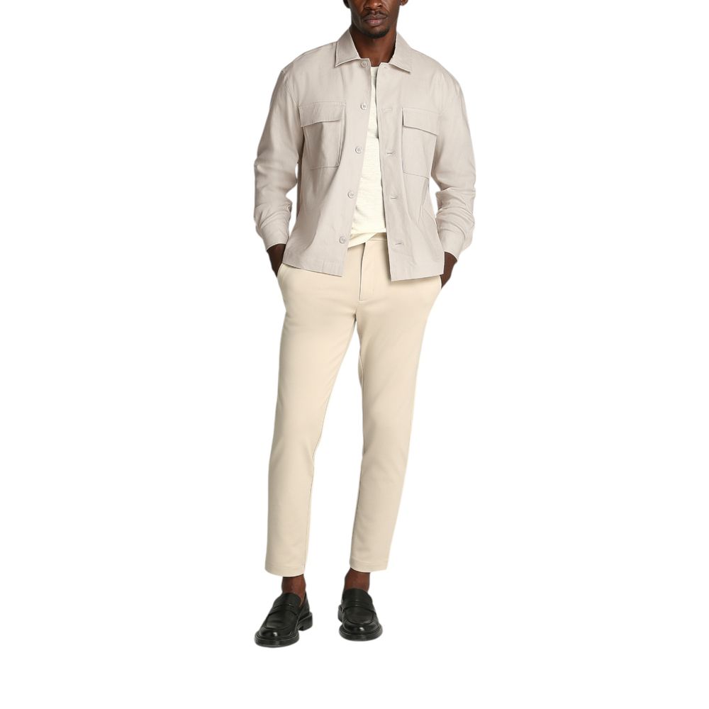 Calvin Klein Beige Lyocell Shirt - ACCEXO