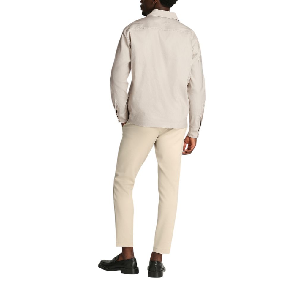 Calvin Klein Beige Lyocell Shirt - ACCEXO