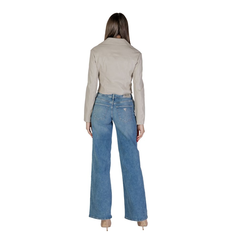 Guess Beige Polyethylene Jackets & Coat - ACCEXO