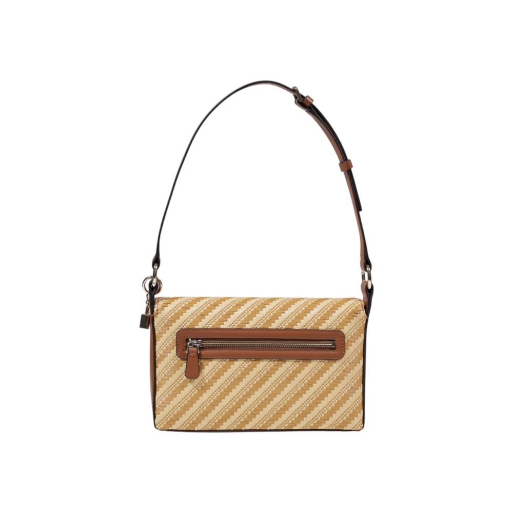 Guess Beige Polypropylene Handbag - ACCEXO