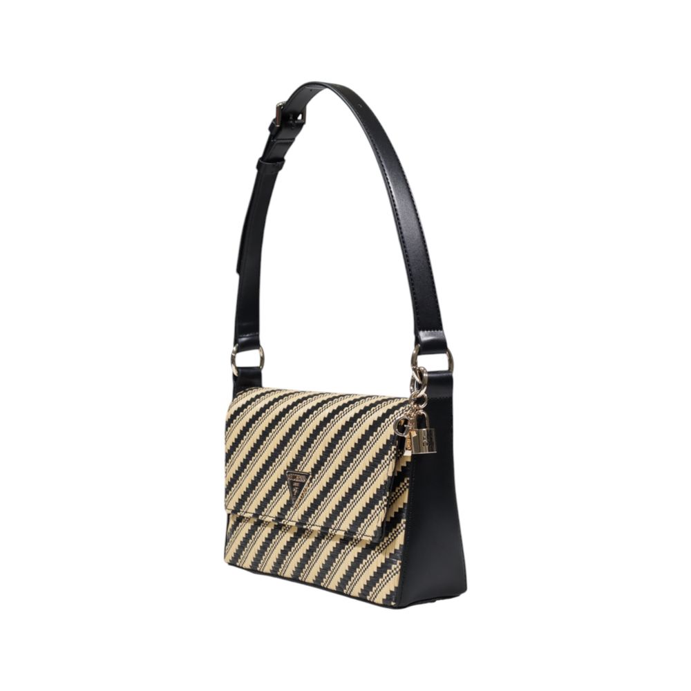 Guess Black Polypropylene Handbag - ACCEXO