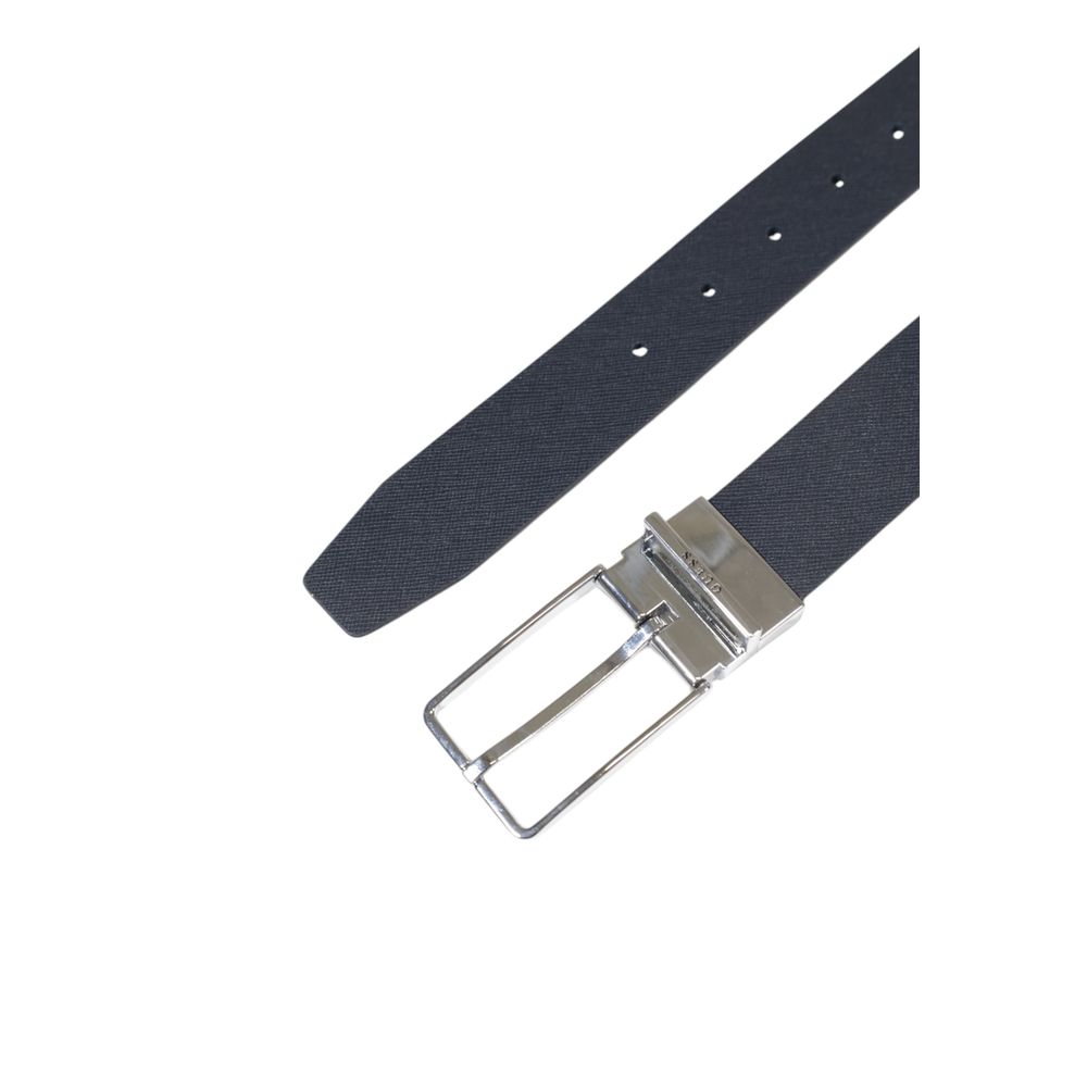 Guess Black Leather Belt - ACCEXO