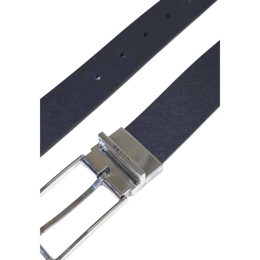 Guess Black Leather Belt - ACCEXO