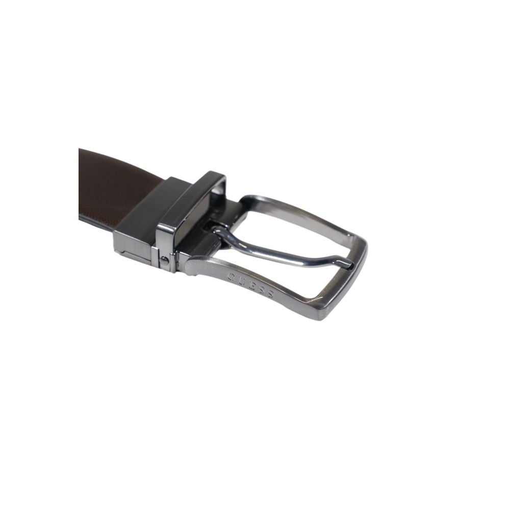 Guess Brown Leather Belt - ACCEXO
