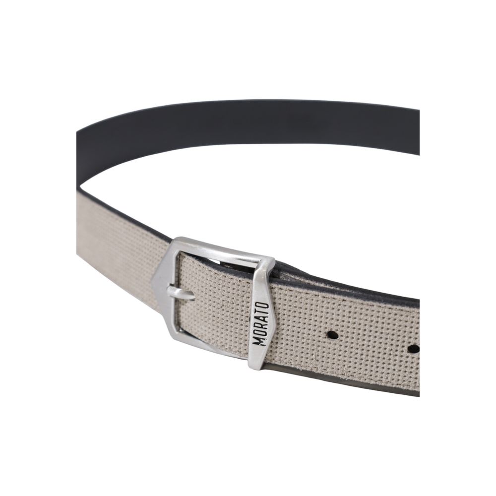 Antony Morato Gray Leather Belt - ACCEXO