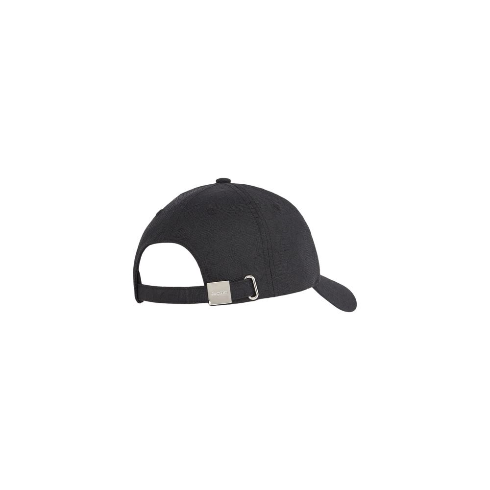 Calvin Klein Black Recycled Polyester Caps Baseball Hat - ACCEXO