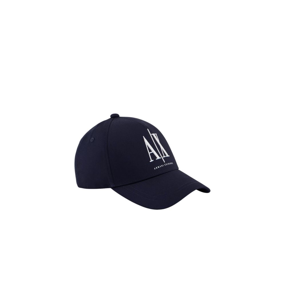 Armani Exchange Blue Cotton Caps Baseball Hat - ACCEXO